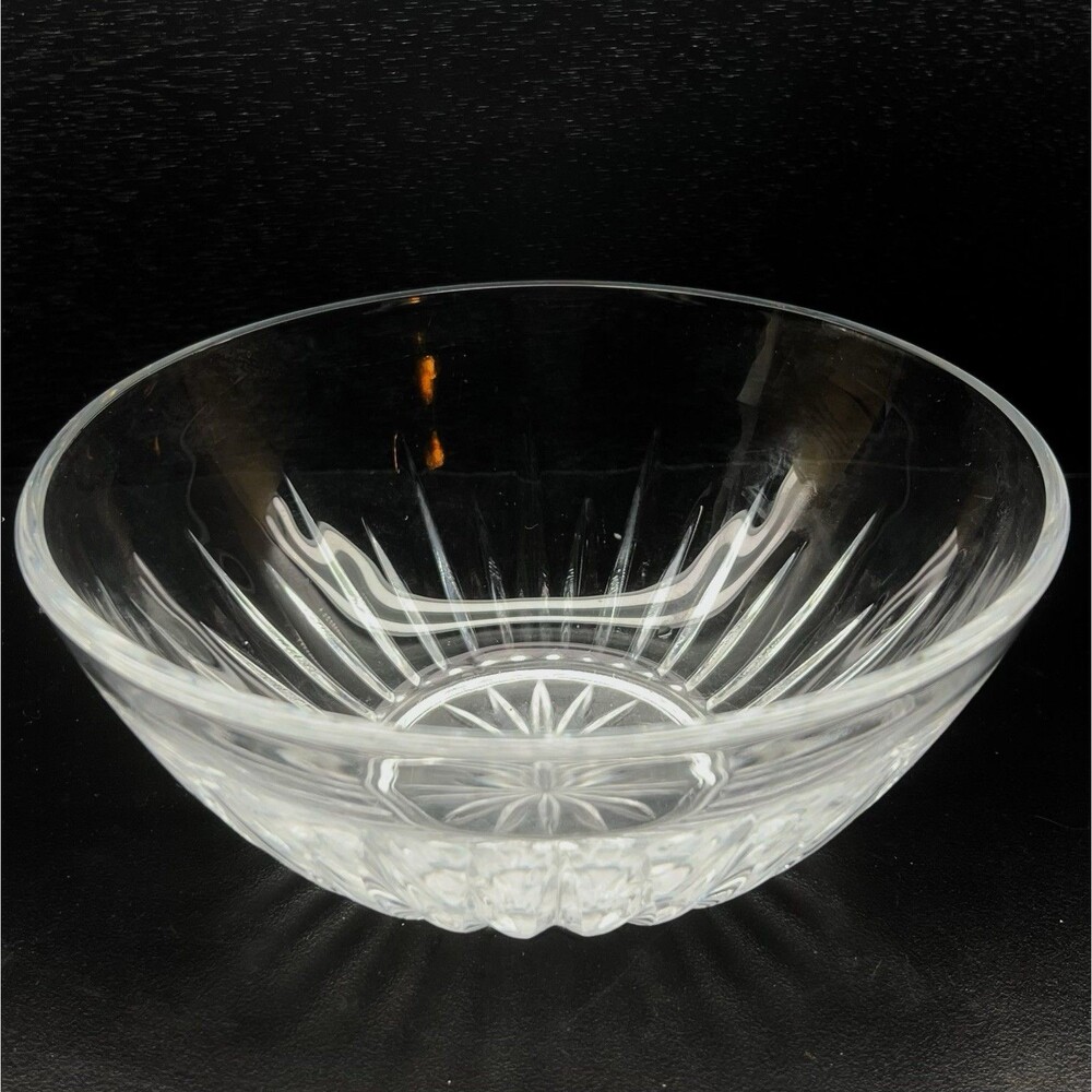 Vintage Crystal Princess House 7”Serving Bowl ~Heritage Collection~ Fruit/Salad